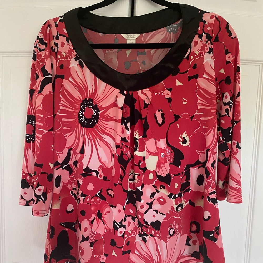 Floral Pink Women's Top